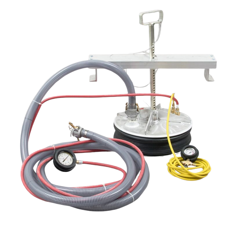 Cherne Air-Loc Bladder Manhole Testers – ASTM C1244 Vacuum Test Kit with Remote Inflation, Aluminum Brace & Hose | Fast, Safe Sewer Testing | Multiple Sizes