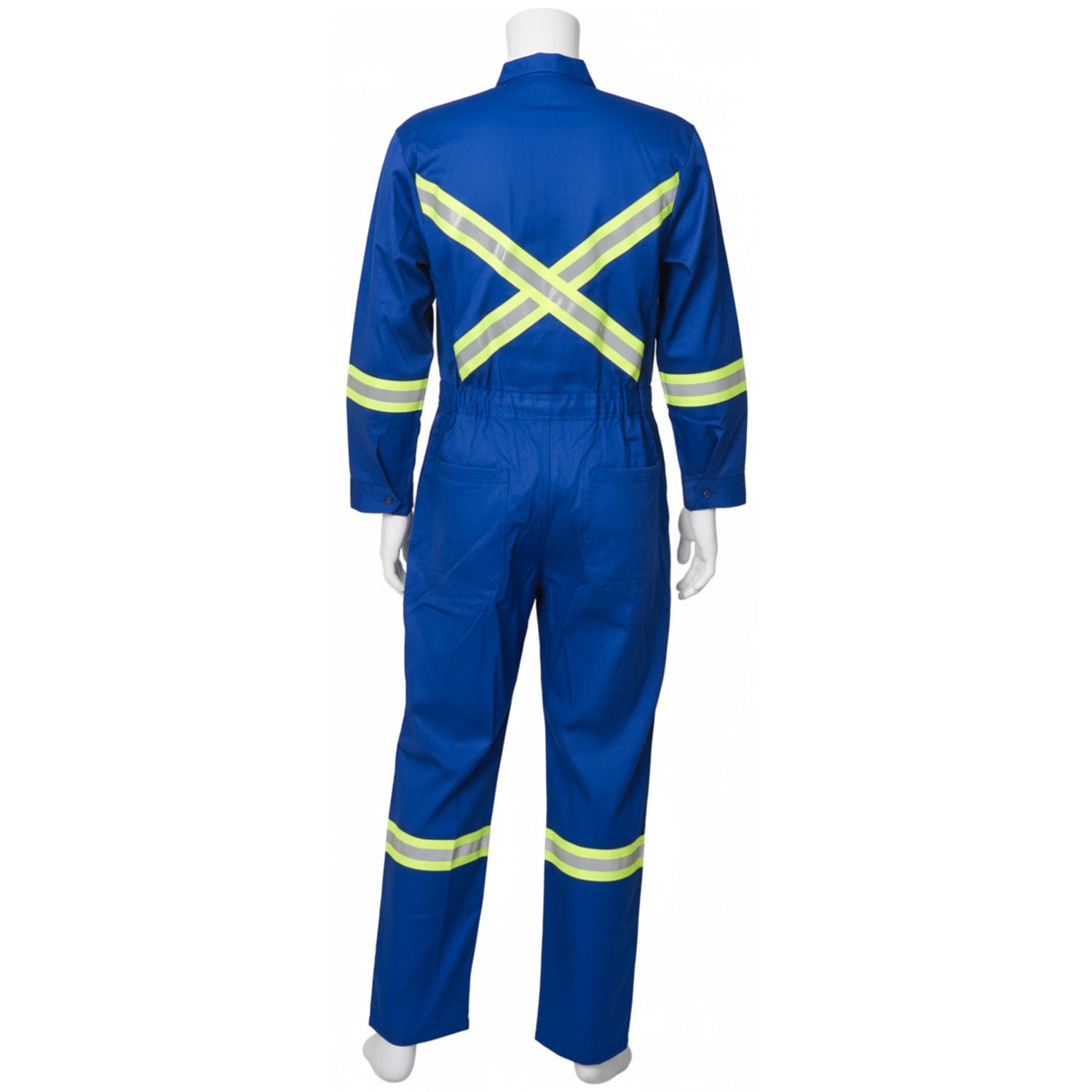 Viking® Firewall FR® 40579 Striped Coveralls | High-Visibility, NFPA 2112 Compliant, “Oil Patch” Reflective, for Hazardous Jobs | Sizes SR–5XLT