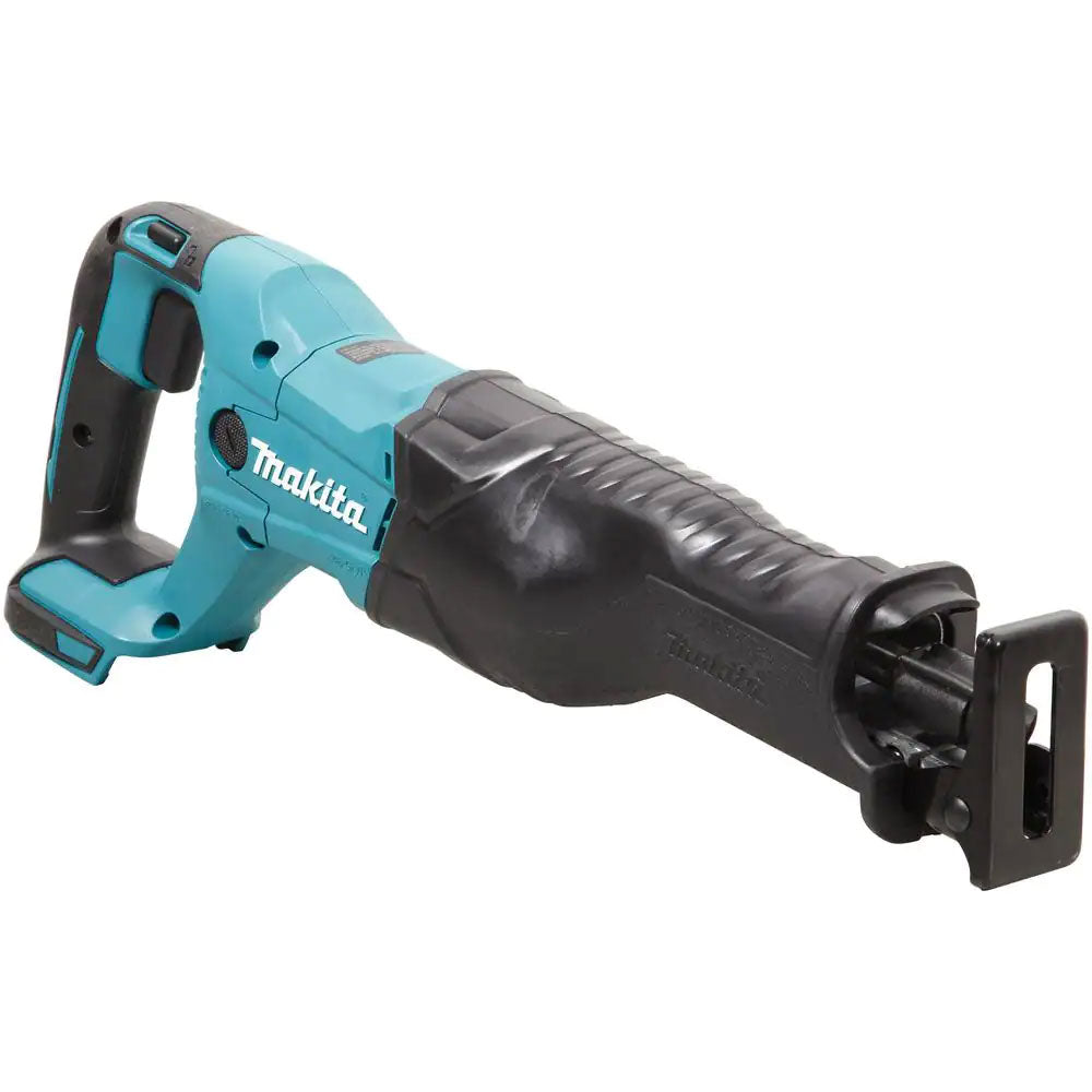 Makita DJR186Z 18V LXT Reciprocating Saw (Tool Only) - XPT Protection, Toolless Blade Change, Vertical Crank, Fixed Shoe Stability, Ergo, Heavy-Duty