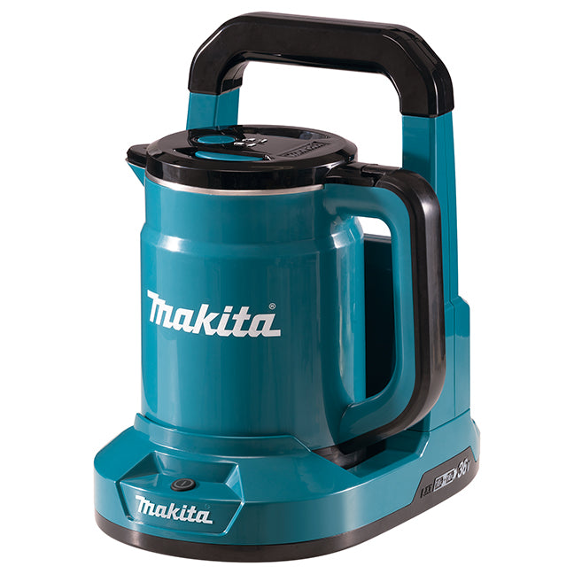 Makita 36V (18Vx2) LXT Kettle DKT360Z - Cordless, Dual-Layer, Anti-Spill, Auto Shut-Off, Boil Dry Protection, Portable & Convenient Hot Water Solution