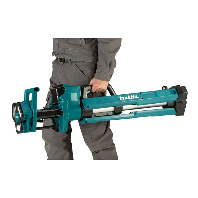 Makita 18V LXT Li-Ion 3-Way LED Tower Light - 3,000 Lumens, Adjustable Heads, 7.3 ft Height, IP55 Rated, Foldable, Battery Warning, Tool Only