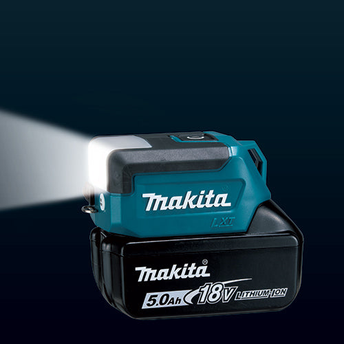 Makita 18V LXT Compact LED Worklight - USB Charging Port, 300 Lumens, 3 Light Modes, Lightweight & Portable, Ideal for Confined Spaces, Tool Only