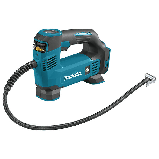 Makita 18V LXT Inflator Compact Kit DMP180SYX2 - 120 PSI, Digital Gauge, Auto-Stop, Portable, LED Light, Memory Function, Battery & Charger Included