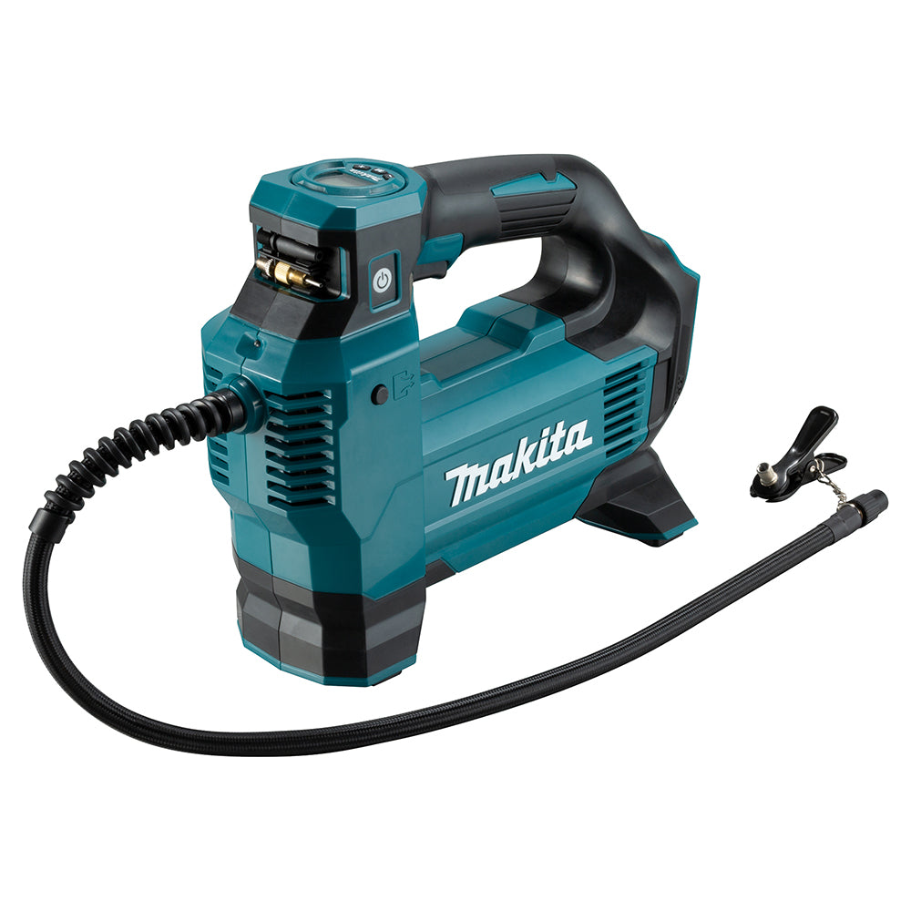 Makita 18V LXT Inflator DMP181Z - 160 PSI, Digital Gauge, Auto-Stop, Memory Function, LED Light, Compact Design, Battery Protection, XPT Durability