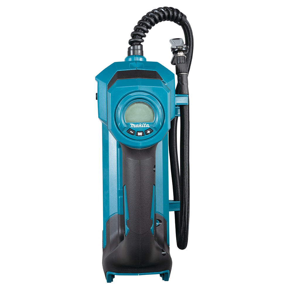 Makita 18V LXT Inflator DMP181Z - 160 PSI, Digital Gauge, Auto-Stop, Memory Function, LED Light, Compact Design, Battery Protection, XPT Durability