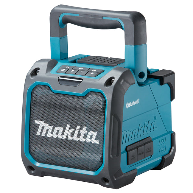 Makita Cordless/Electric Jobsite Bluetooth Speaker - Wireless Audio, USB Charging, IP64 Rated, Long Runtime, Multiple Power Options, AC Included