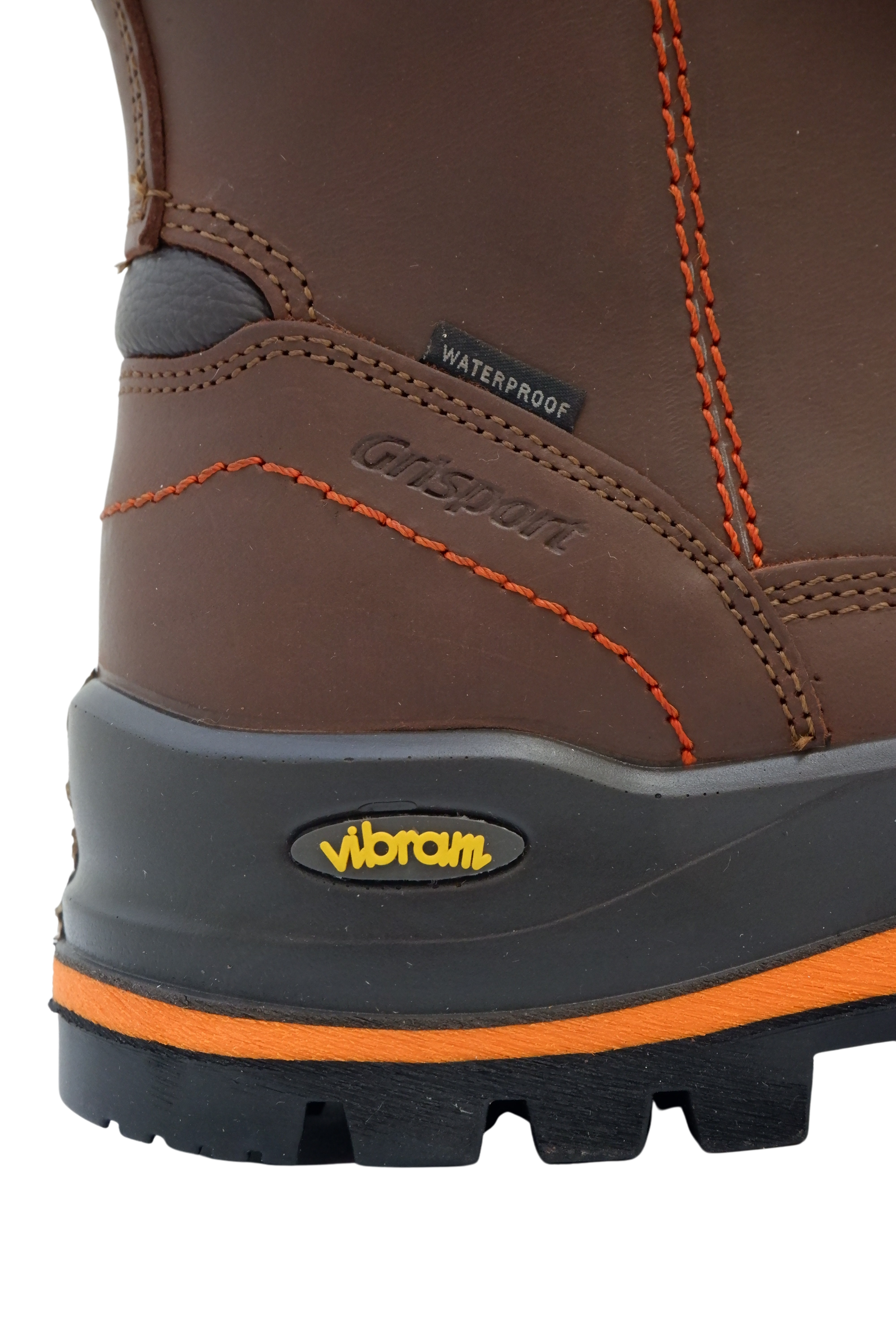 Grisport Men's Winter Safety Boots Moose Pull-On Leather Waterproof with Vibram® Megagrip Pro Sole Sizes 7-14