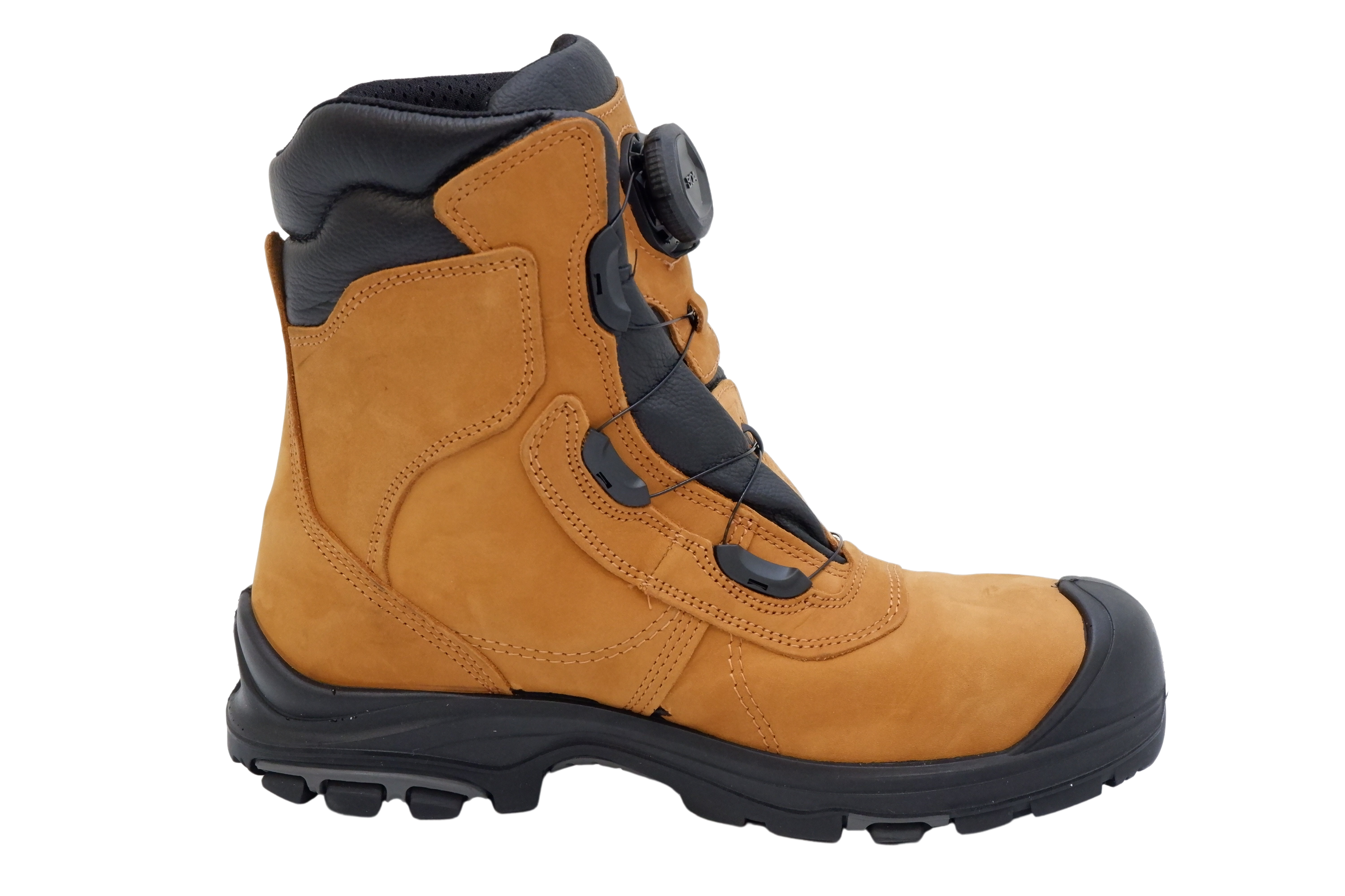 Grisport Men's Safety Work Boots BOA Desert 8" Waterproof with Vibram® Sole and Perforated Steel Toe Cap Sizes 7-13
