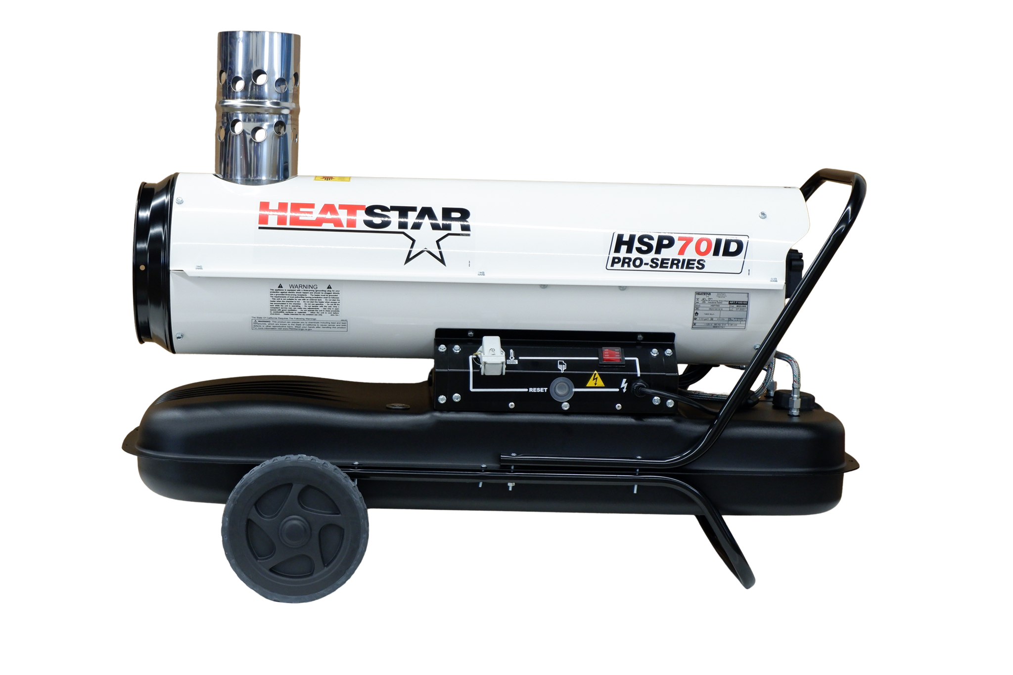 Heatstar HSP70ID Pro-Series Indirect Fired Heater - 70,000 BTU/HR, Diesel/Oil, UL Certified, Stainless Chamber, 11.6 Gal Tank, Electronic Flame Ctrl