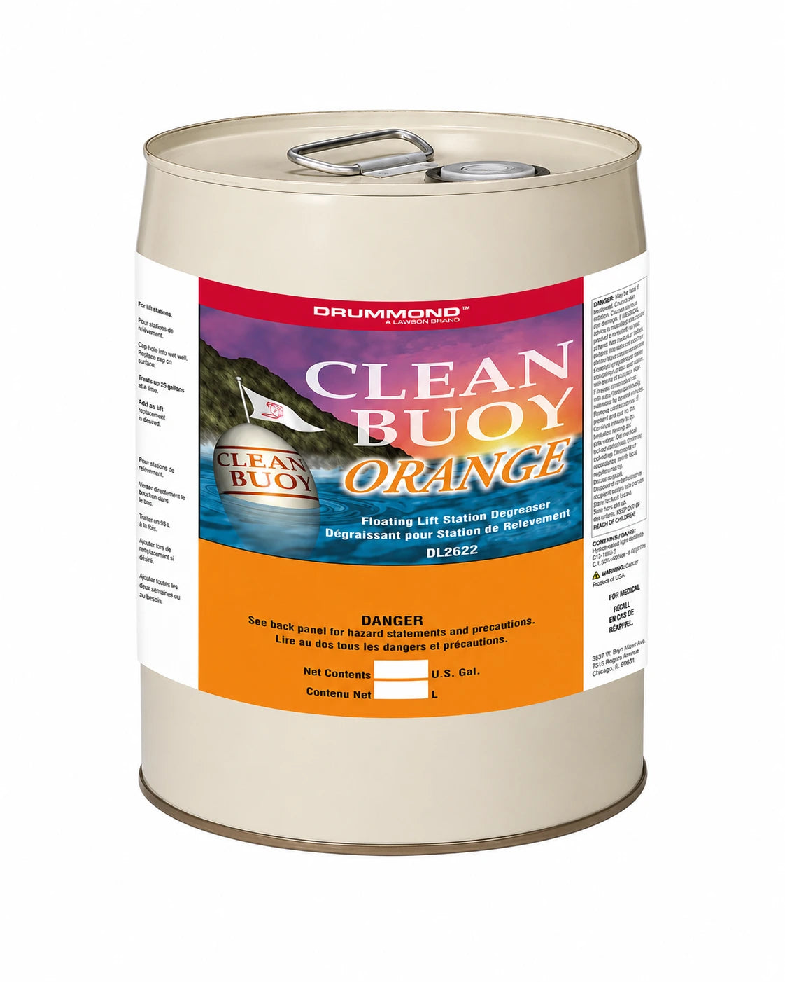 Floating Lift Station Degreaser That Rises and Falls with Water Level, Dissolves Grease and Surface Scum