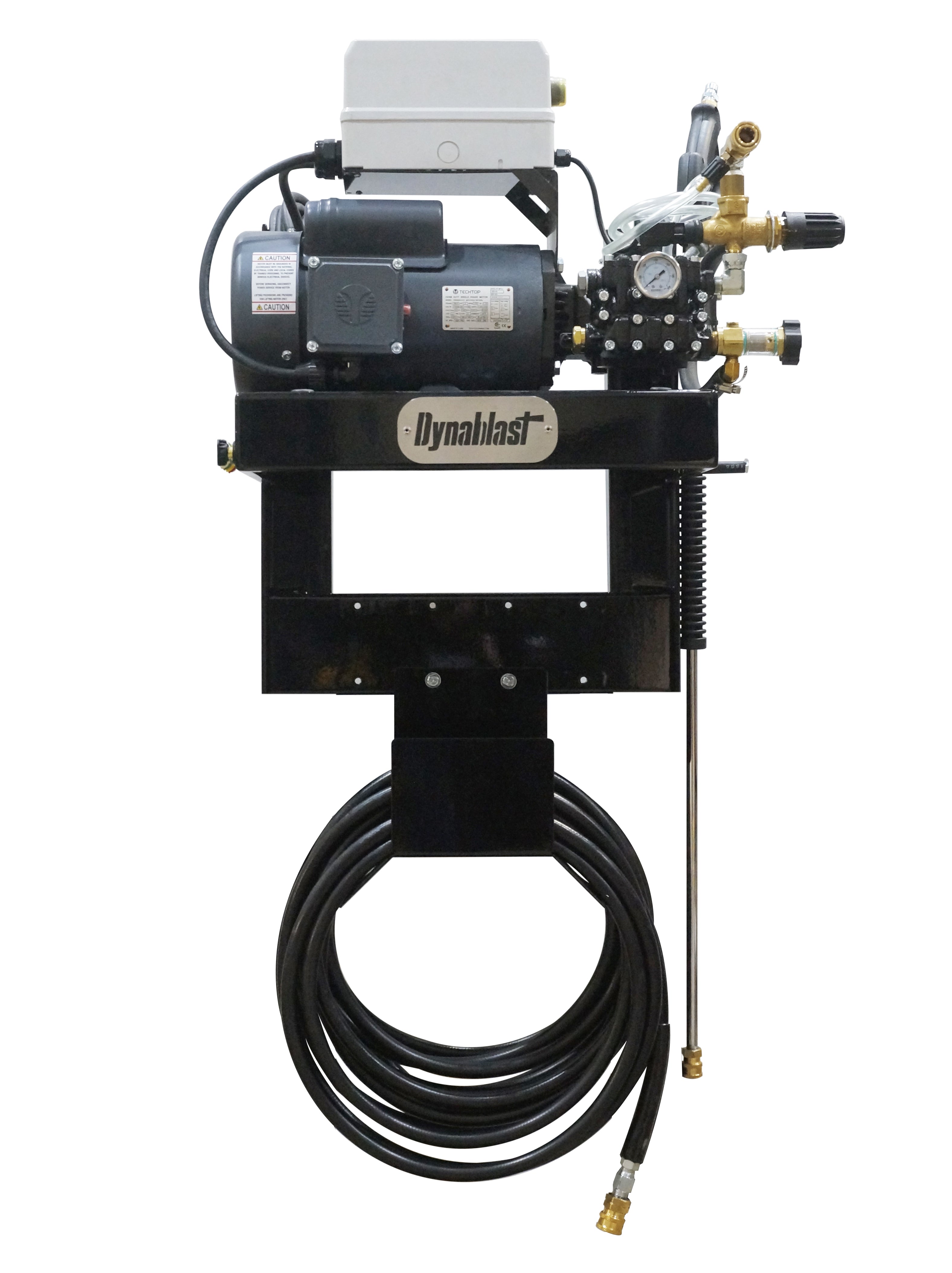 Cold Water Commercial Grade Electric Pressure Washer with Wall Mount - 1000 PSI @ 2.1 GPM