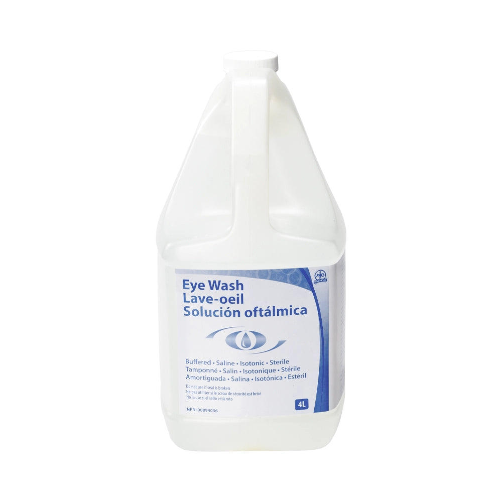 Sterile Buffered Saline Eyewash Solution – Isotonic Eye Irrigation | 500 mL, 1 L & 4 L Bottles for Emergency Eye Wash Stations
