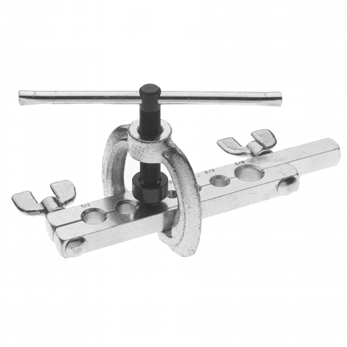 Quick Opening SAE Flaring Tool - 45 Degree Flare for 1/8" to 3/4" O.D. Tubing - Ideal for Aluminum and Soft Copper, with Depth Gauge for Precision