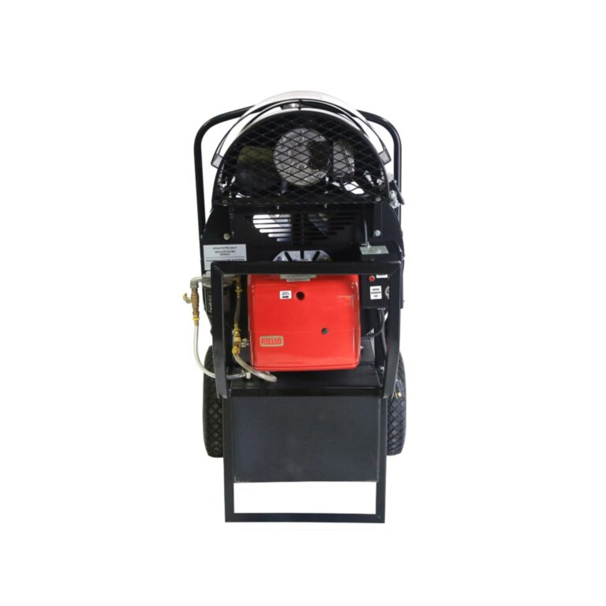 Flagro FVO-400 oil fired indirect heater features a durable stainless steel heat exchanger