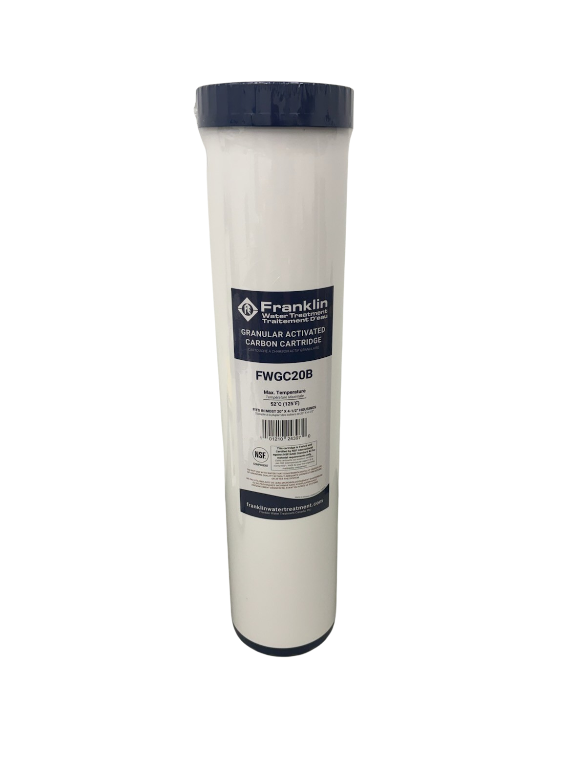 20 Inch Big Blue GAC Filter for Chlorine, VOC, Taste, and Odor Reduction in Whole House and Commercial Systems