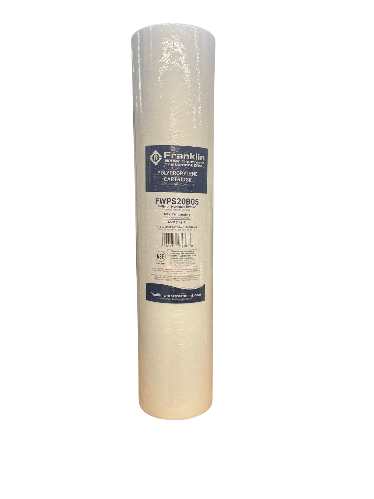 20 Inch Big Blue Melt Blown Sediment Filter with Three-Layer Construction for Whole House and Commercial Systems
