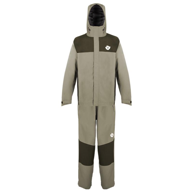 Green Trail Men's 2 Ply Pongee Waterproof and Breathable Rain Suit Set | Sizes S-3XL