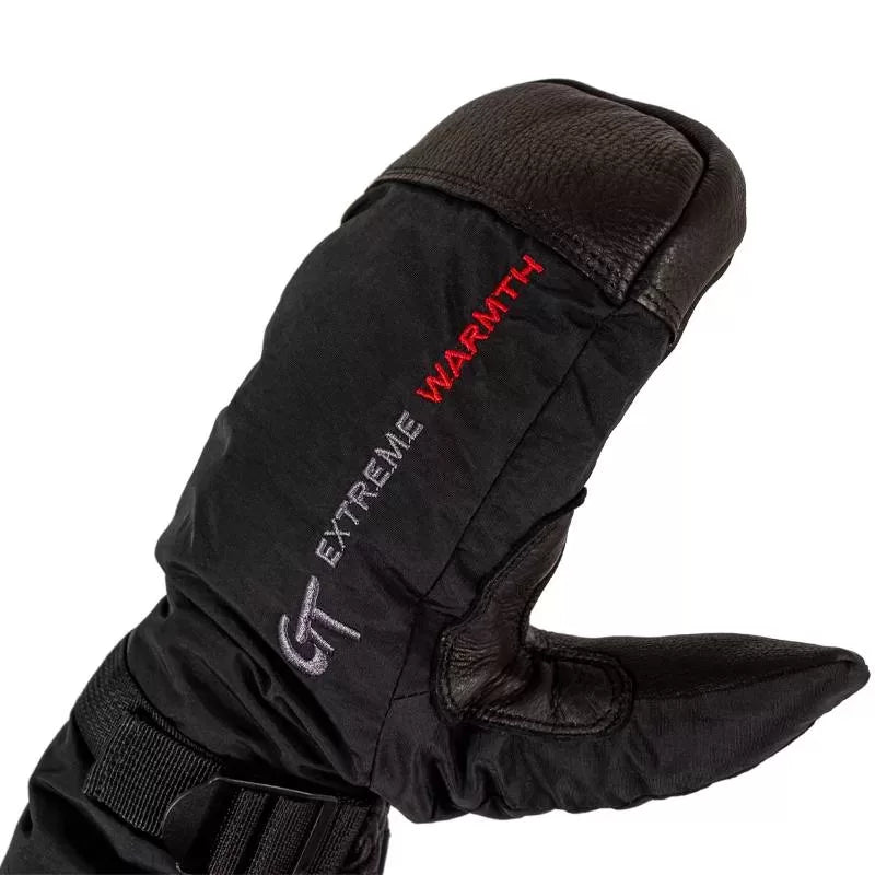 Green Trail G0906 Primaloft® Insulated Deer Leather Palm Mitts – Ultimate Warmth, Comfort, and Durability for Extreme Winter Conditions