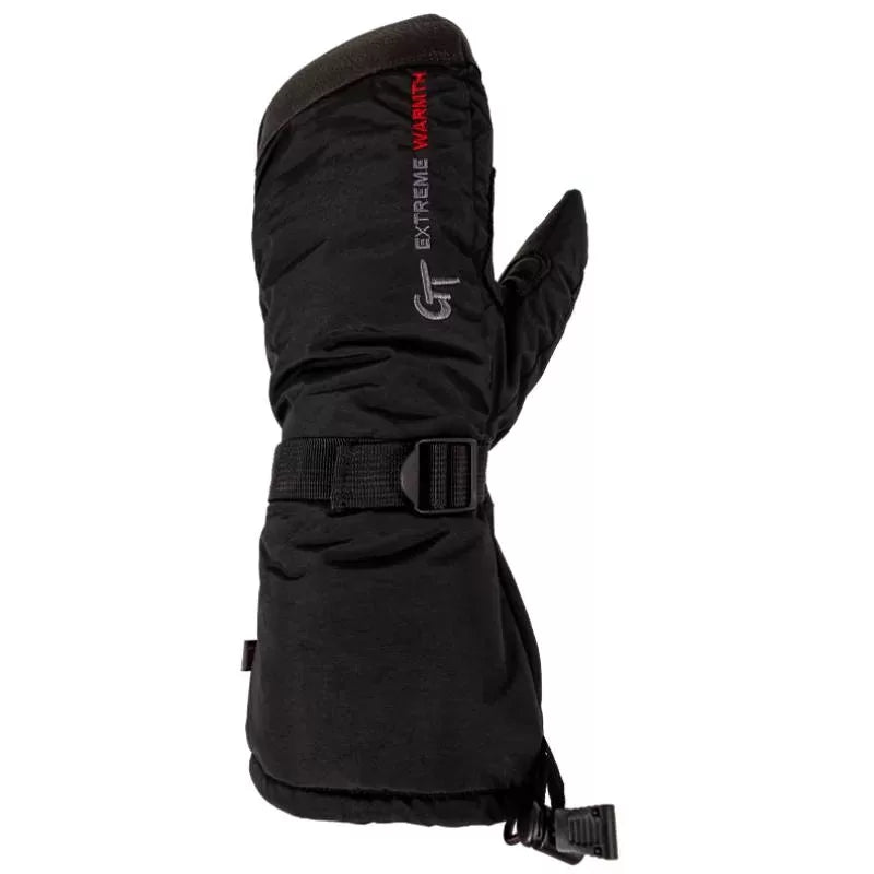 Deer Leather Mitts with a Sewn-In Glove, Rated to -40°C
