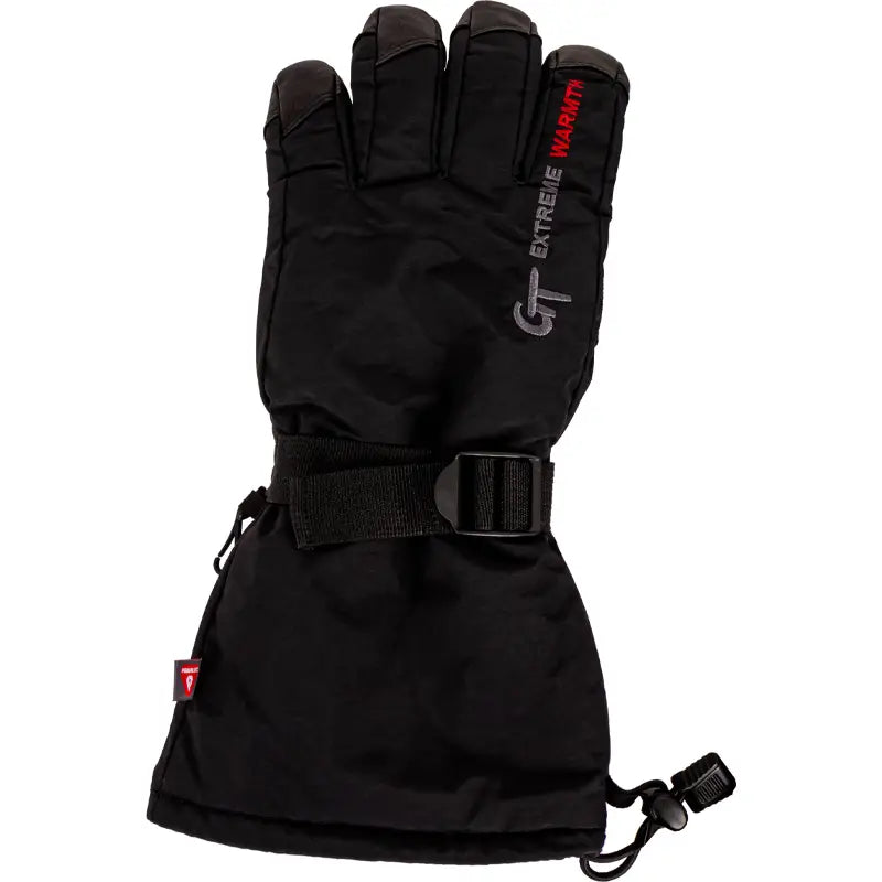 Green Trail G0908 Primaloft® Insulated Deer Leather Palm Black Gloves – Superior Warmth, Flexibility, and Durability for Extreme Cold Weather Adventures