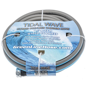 Tidal Wave Garden Hose Assemblies | FDA Compliant, Phthalate Free | Abrasion and UV Resistant, Low Temperature