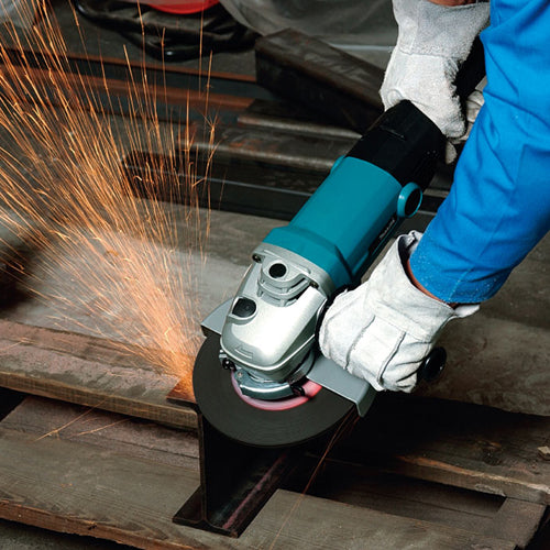 Makita 7" Angle Grinder w/ Paddle Switch GA7010C - Electronic Current Limiter, Soft Start, Labyrinth Construction, Ergonomic Design, Motor Protection