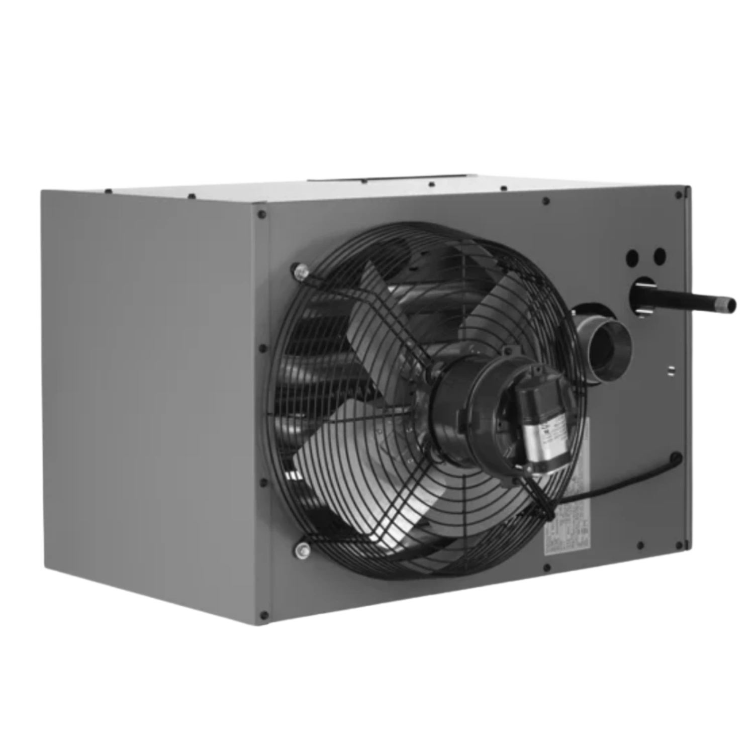 Modine HD45 Power-Vented Natural Gas Unit Heater — 45,000 BTU, 115V, Aluminized Steel