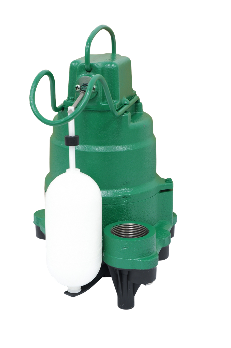 Hydromatic HP33 1/3 HP Cast Iron Sump Pump with Vortex Impeller for Small Diameter Pits | 48 GPM | 10" Minimum Sump Diameter | Thermal Protection