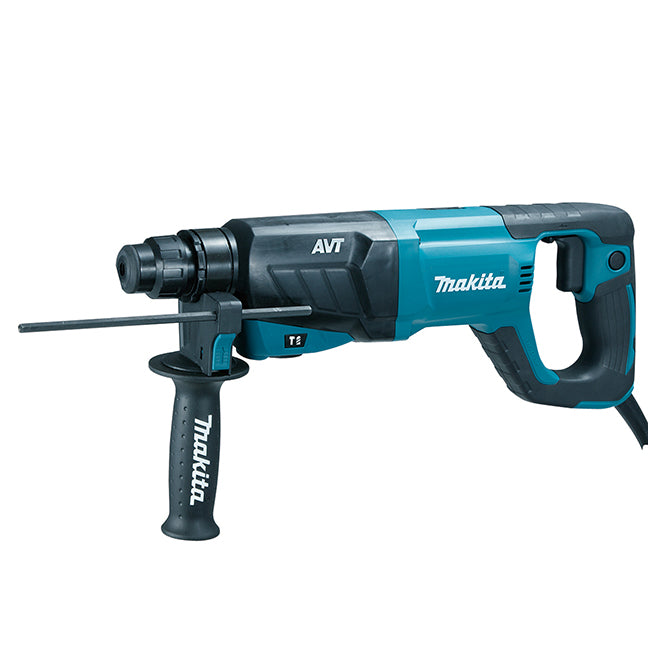 Makita HR2641 1" Rotary Hammer SDS-PLUS with Anti-Vibration Technology, Torque Limiter, and Retractable Sky Hook for Concrete, Steel, and Wood