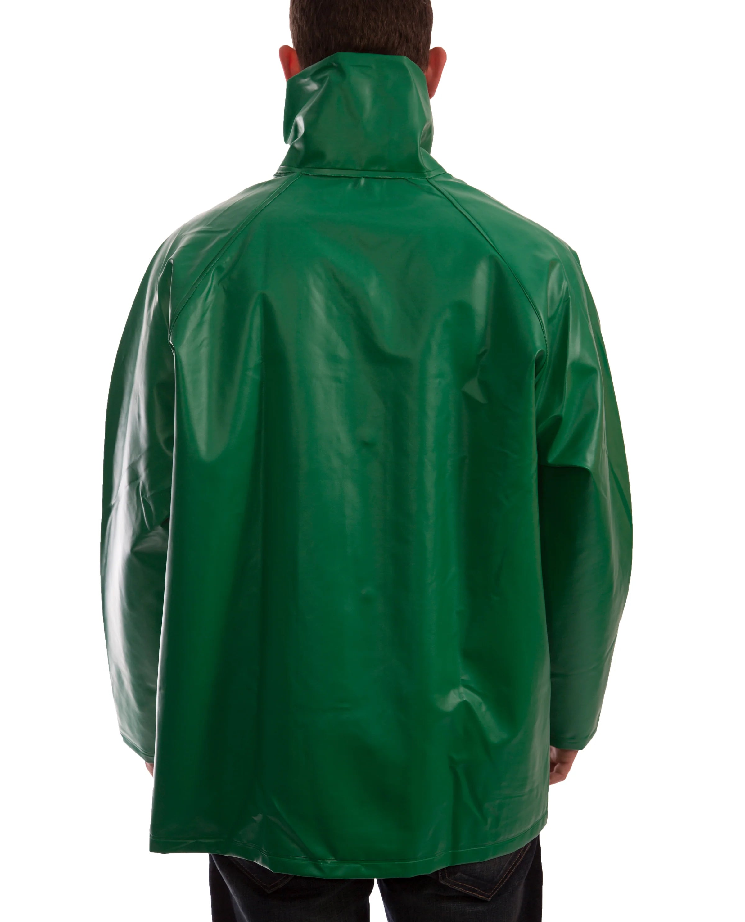 Tingley SafetyFlex® Flame Resistant PVC Jacket - Specialty Protection for Industrial Acid, Chemical, Caustic Handling, Enviro Cleanup, Waterproof