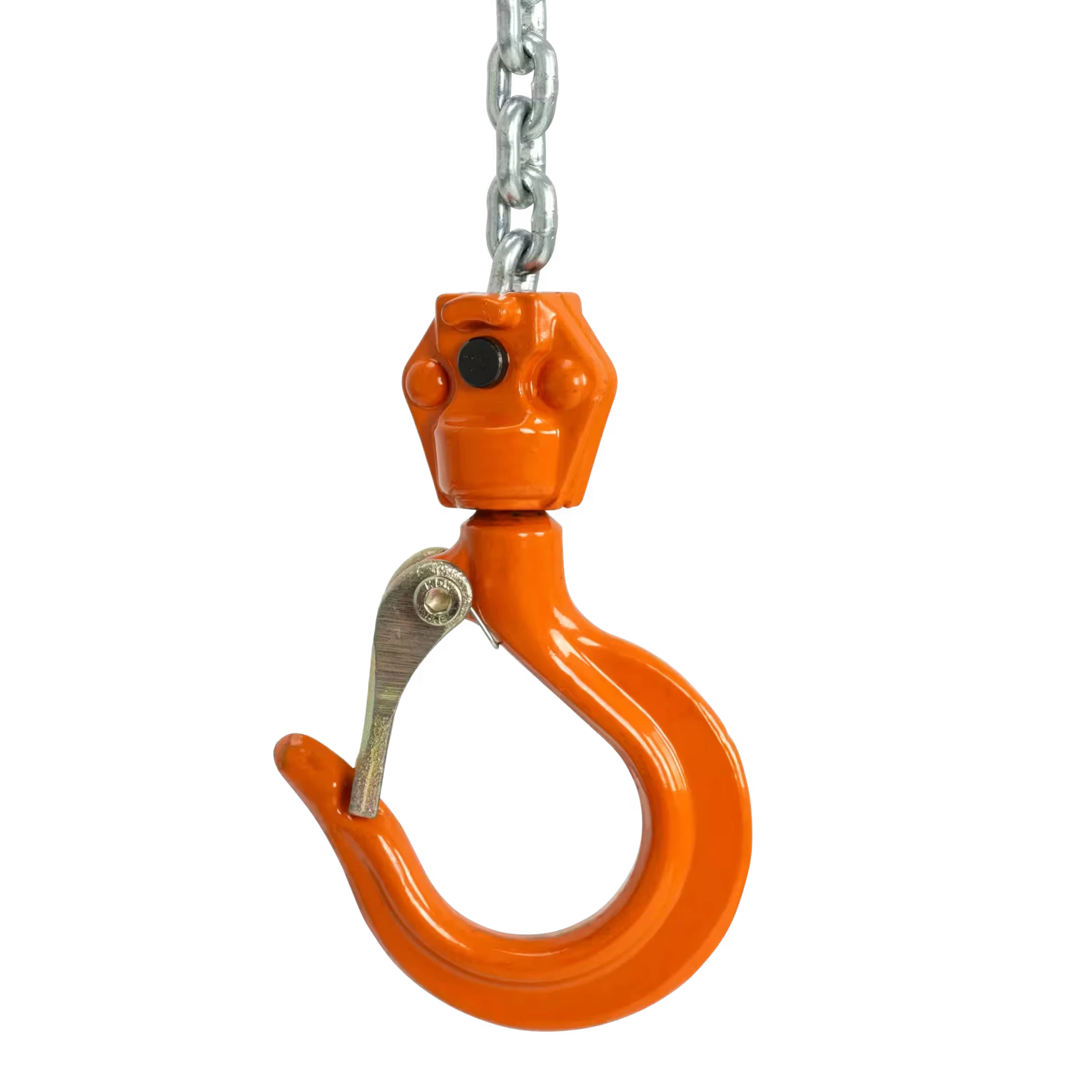 JET KLP lever hoist lower hook and chain detail