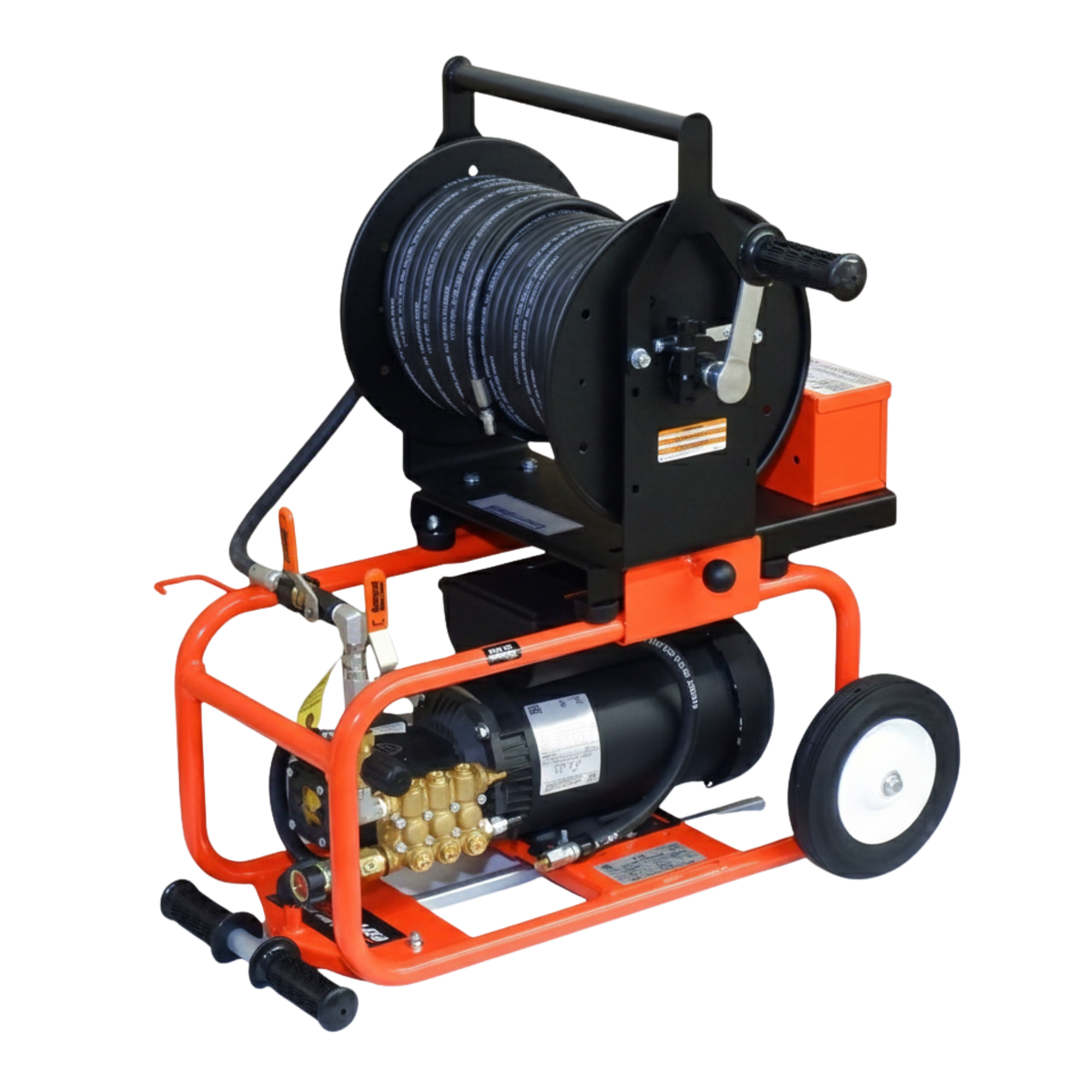 General JM-1450-A Electric Drain Jetter – 1500 PSI, 1.7 GPM, 1.5 HP, Vibra-Pulse, GFCI, 150 ft Hose, Compact Portable Water Jet for 1-1/2" to 4" Lines
