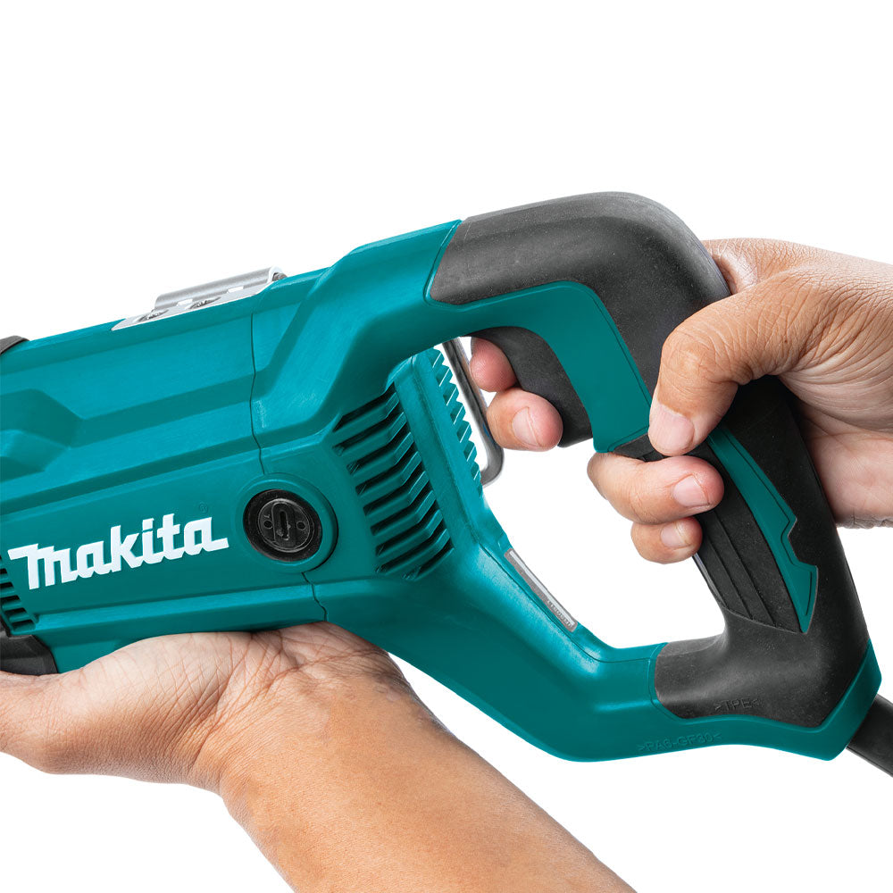 Makita JR3051T Corded Reciprocating Saw: 12 AMP, Variable Speed, Toolless Blade Change, Ergo Grip, 6" Blade Incl, 1-3/16" Stroke Length, 0-3,000 SPM