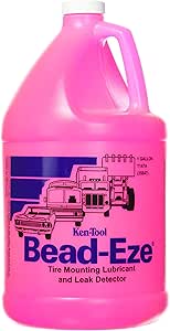 Ken-Tool Bead-Eeze® Tire Mounting Lubricant & Leak Detector – Water-Based, Quick-Drying, Versatile 1-Gallon Jug for Efficient Tire Maintenance