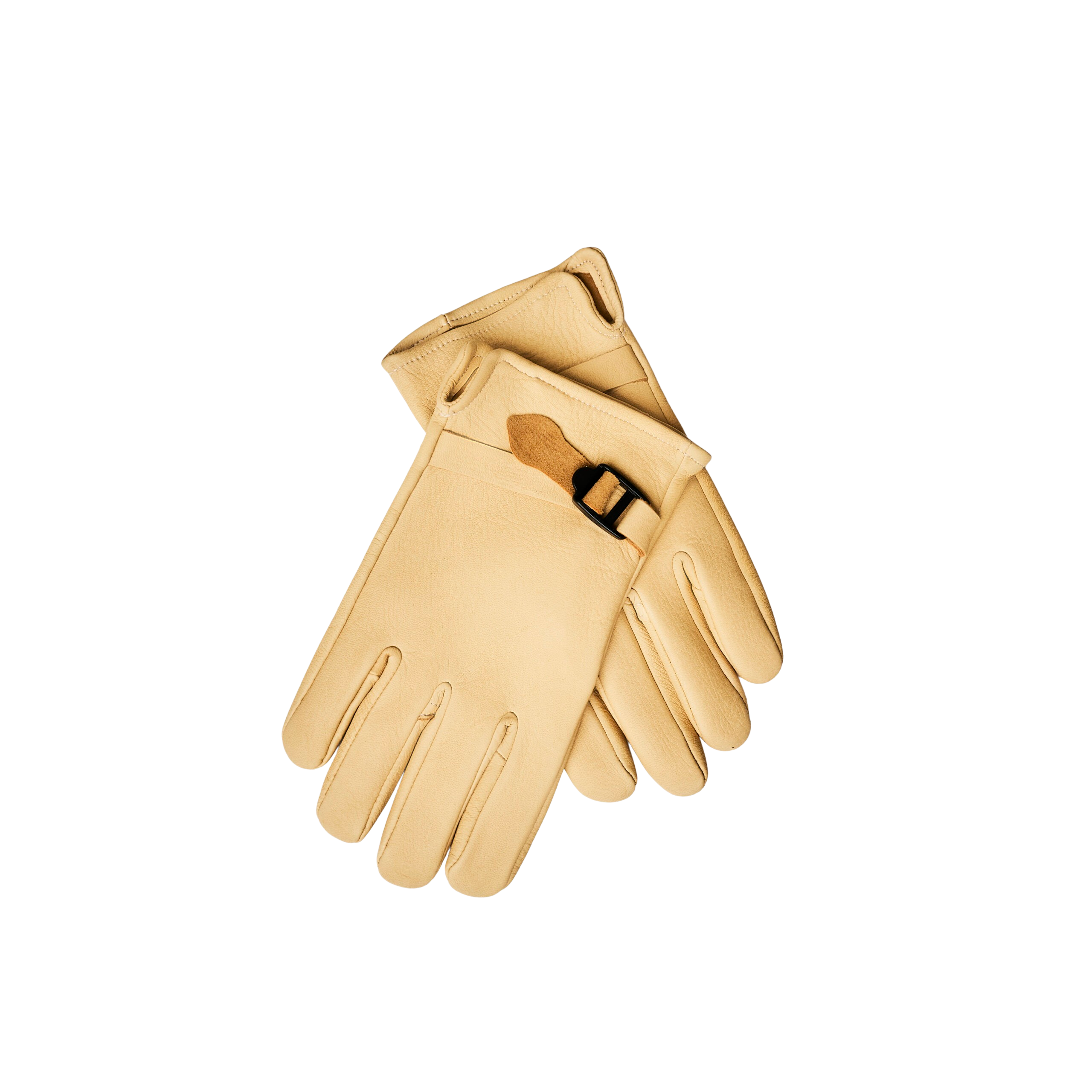 Raber Klincher Men's Deerskin Gloves: Unlined, Adjustable, Perfect for Riders & Drivers – Available in Black or Cream
