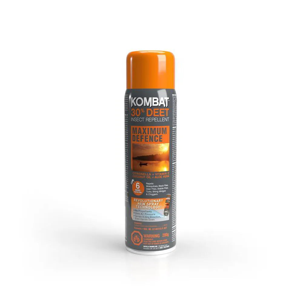 KOMBAT 30% Maximum Protection Insect Repellent Spray, 200 g Can