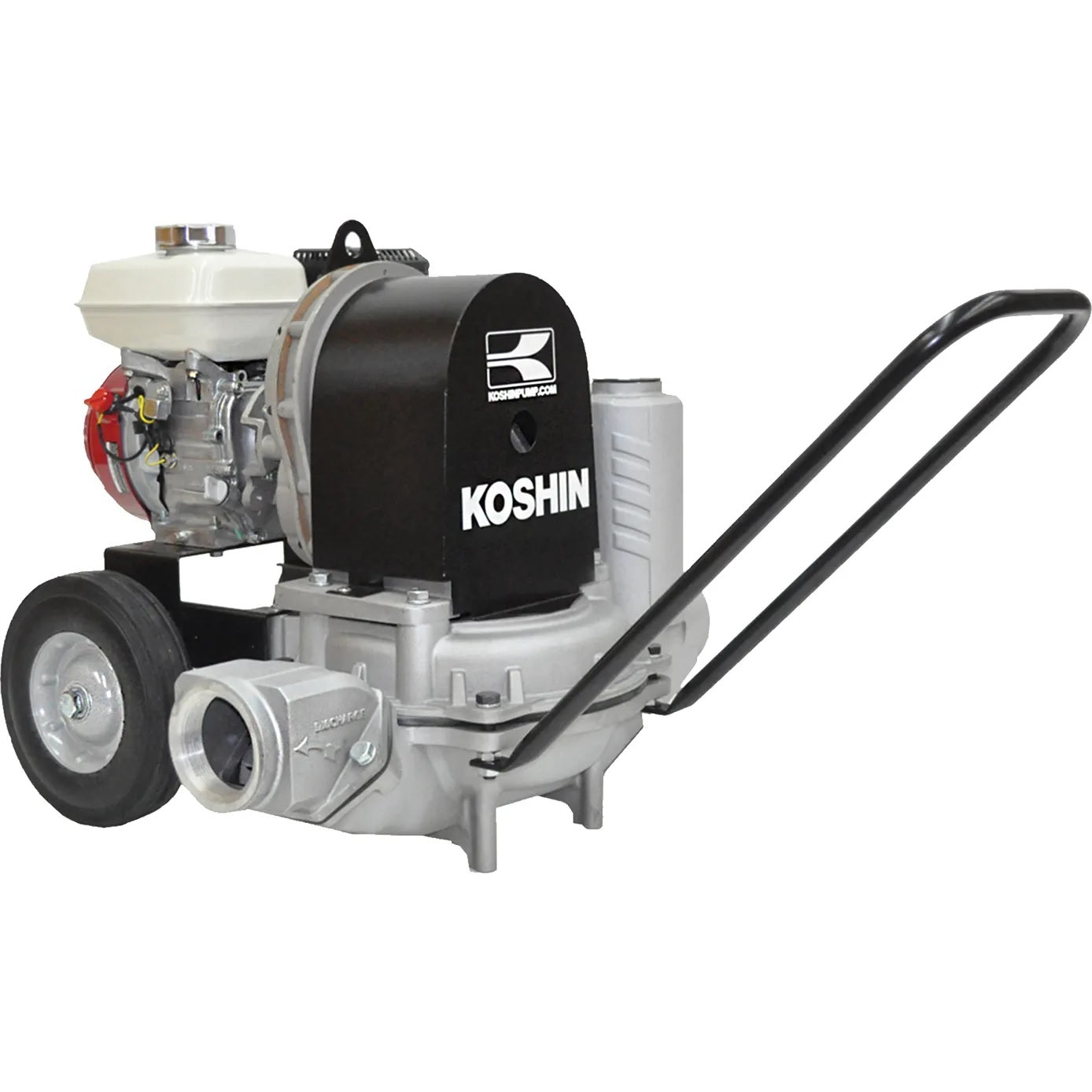 Koshin KDP-80X 3-Inch Diaphragm Pump with Honda GX120 Gas Engine and Wheel Kit | 88 GPM