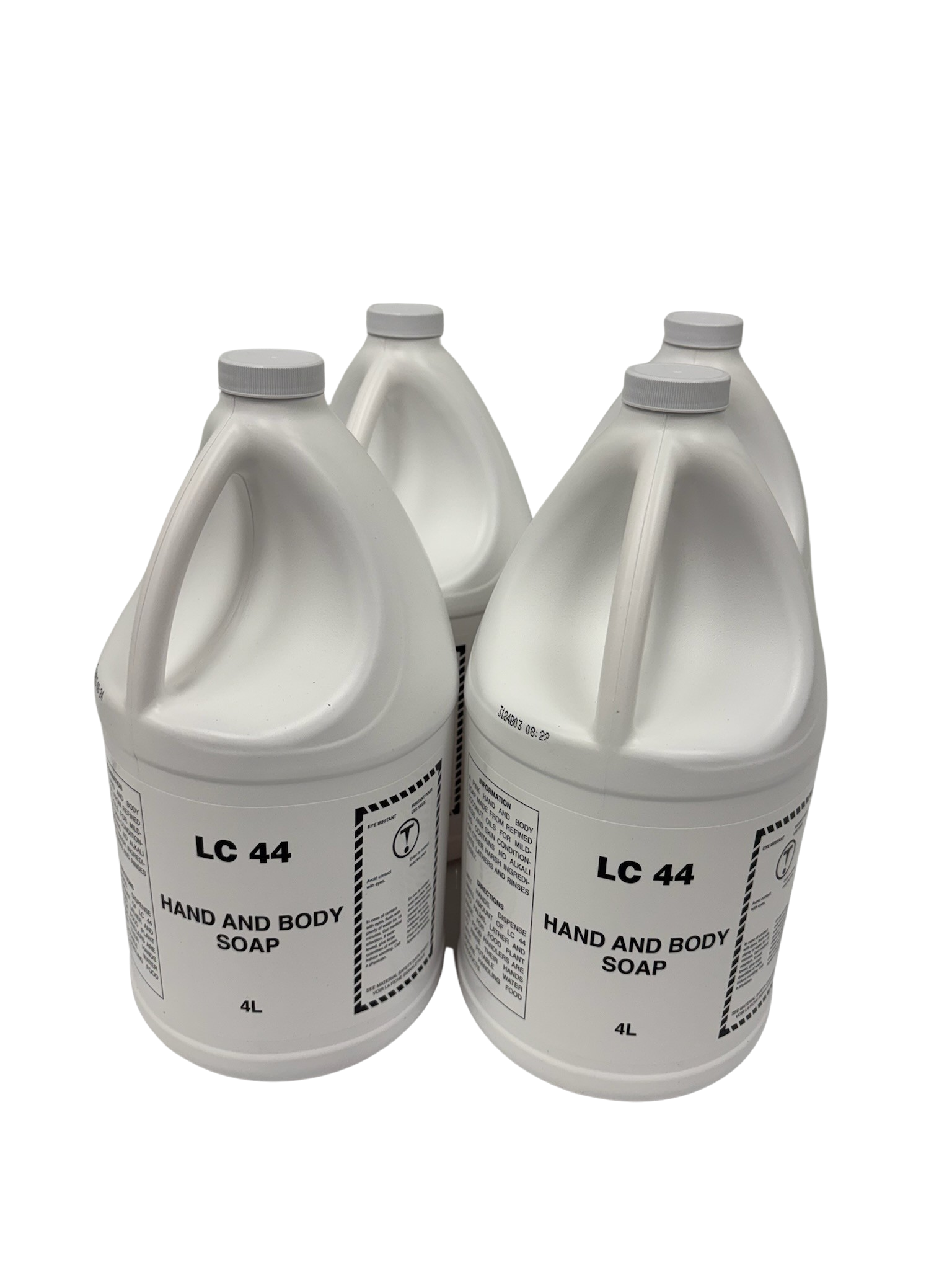 Pink Lotion Hand Soap LC44 Towelsaver – 4L Jugs, Case of 4 – Mild Coconut-Based Hand & Body Soap, Industrial & Municipal Use