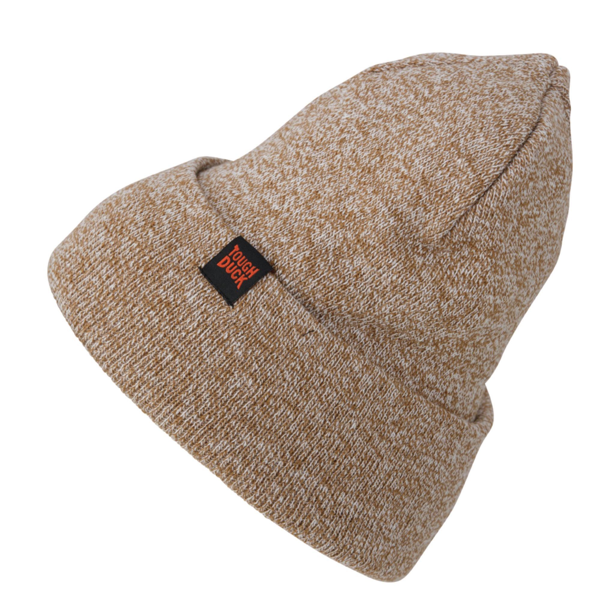 Light Brown Classic Cuff Work Beanie for Outdoor Trades and Crew Outfitting

