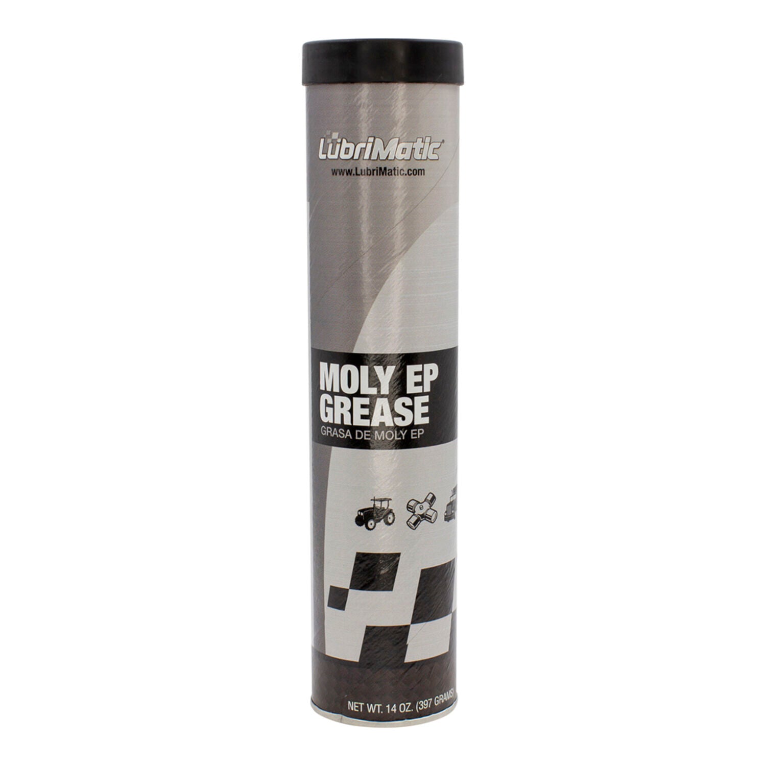 LubriMatic 11335 Moly EP Grease, 14 oz Cartridge | High-Load, High-Temp Lubrication with Molybdenum for Sliding Motion & Extreme Pressure Protection