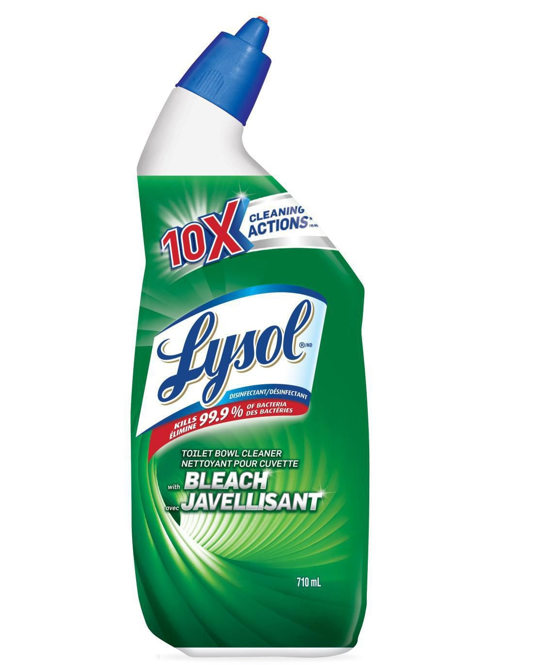 Lysol Toilet Bowl Cleaner with Bleach - 710 ml - Case of 9