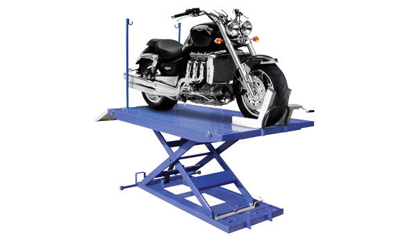 Canbuilt ML-3500 Lift Table: 1,500 lb Capacity for Motorcycles, ATVs, Jet Skis – Air/Hydraulic Pump, 38" Work Height, Side Extensions, Drop-Out Panel