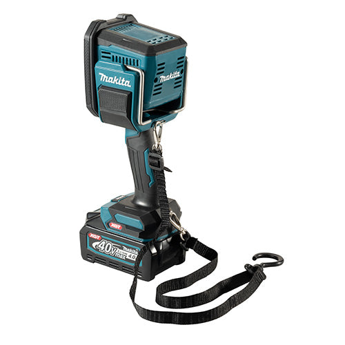 Makita 40V max XGT Cordless L.E.D Spot-Light ML007G - 1,250 Lumens, 4-Mode Operation, Long-Range, Ergonomic Design, Pivoting Head, Battery Indicator