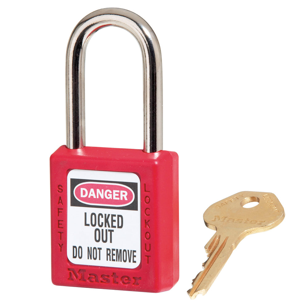 Master Lock Model 410RED Zenex™ Thermoplastic Safety Padlock