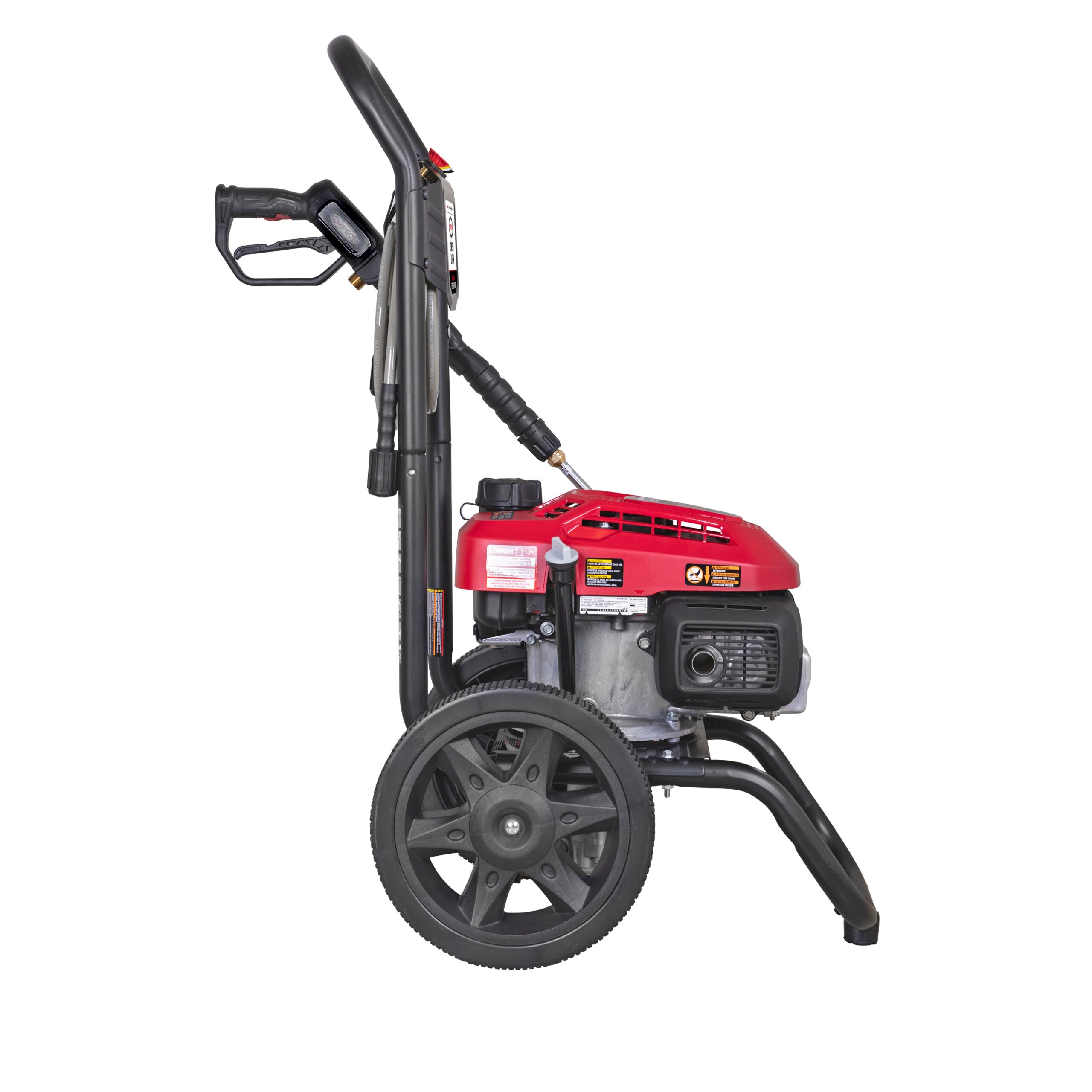 Simpson MS61224 MegaShot Cold Water Honda GCV200 Gas Engine Pressure Washer - 3300 PSI - 2.4 GPM Axial Pump