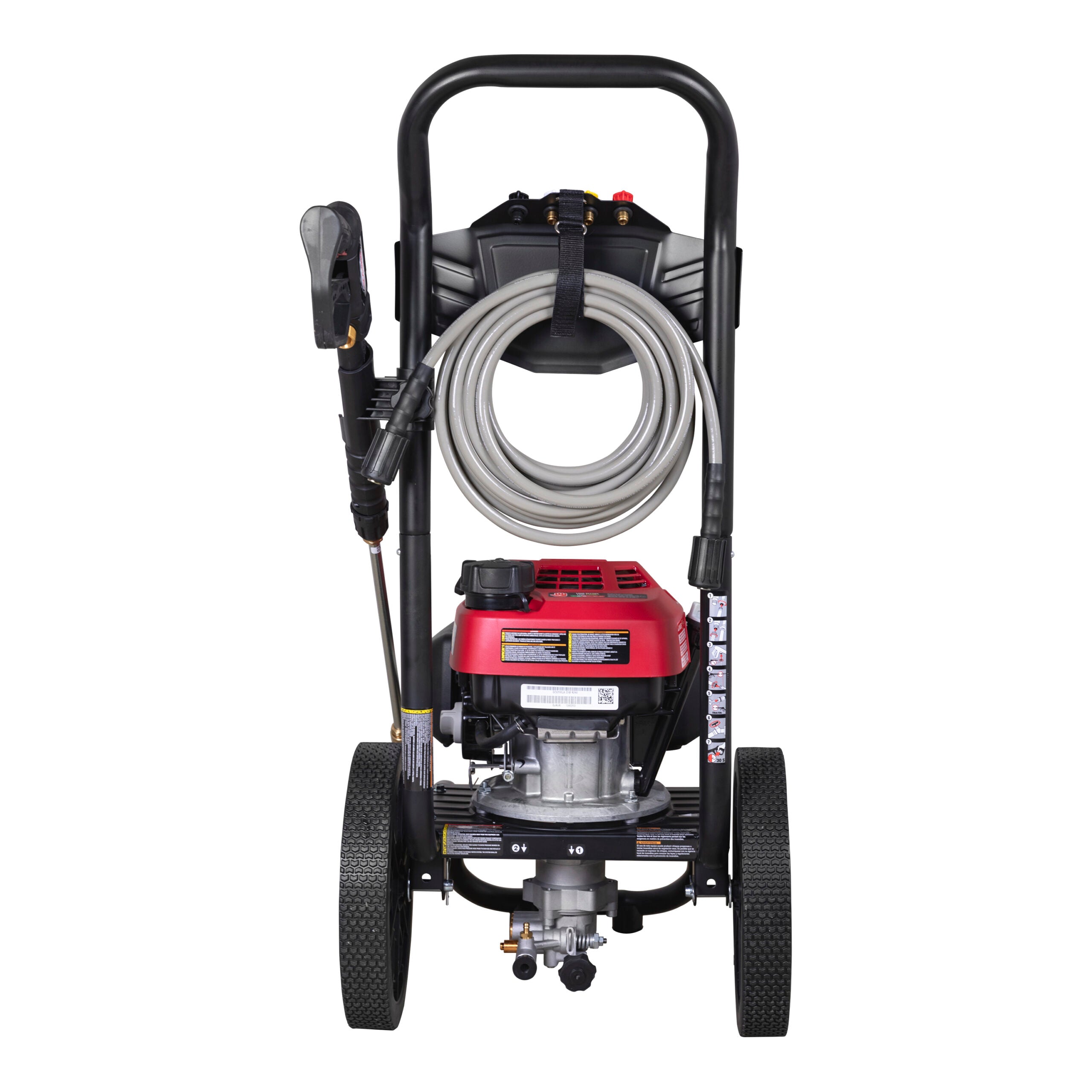 Simpson MS61224 MegaShot Cold Water Honda GCV200 Gas Engine Pressure Washer - 3300 PSI, 2.4 GPM, Axial Pump, 25-ft Hose, Quick-Connect Nozzles