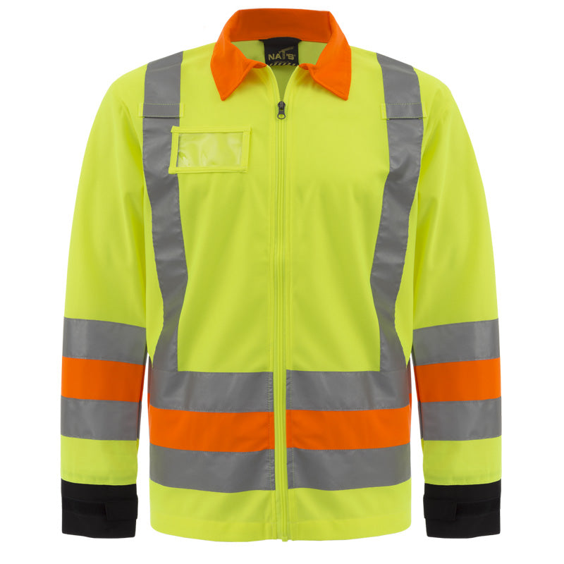 Nats Men’s High Visibility Signalman Coat Sizes XS - 5XL