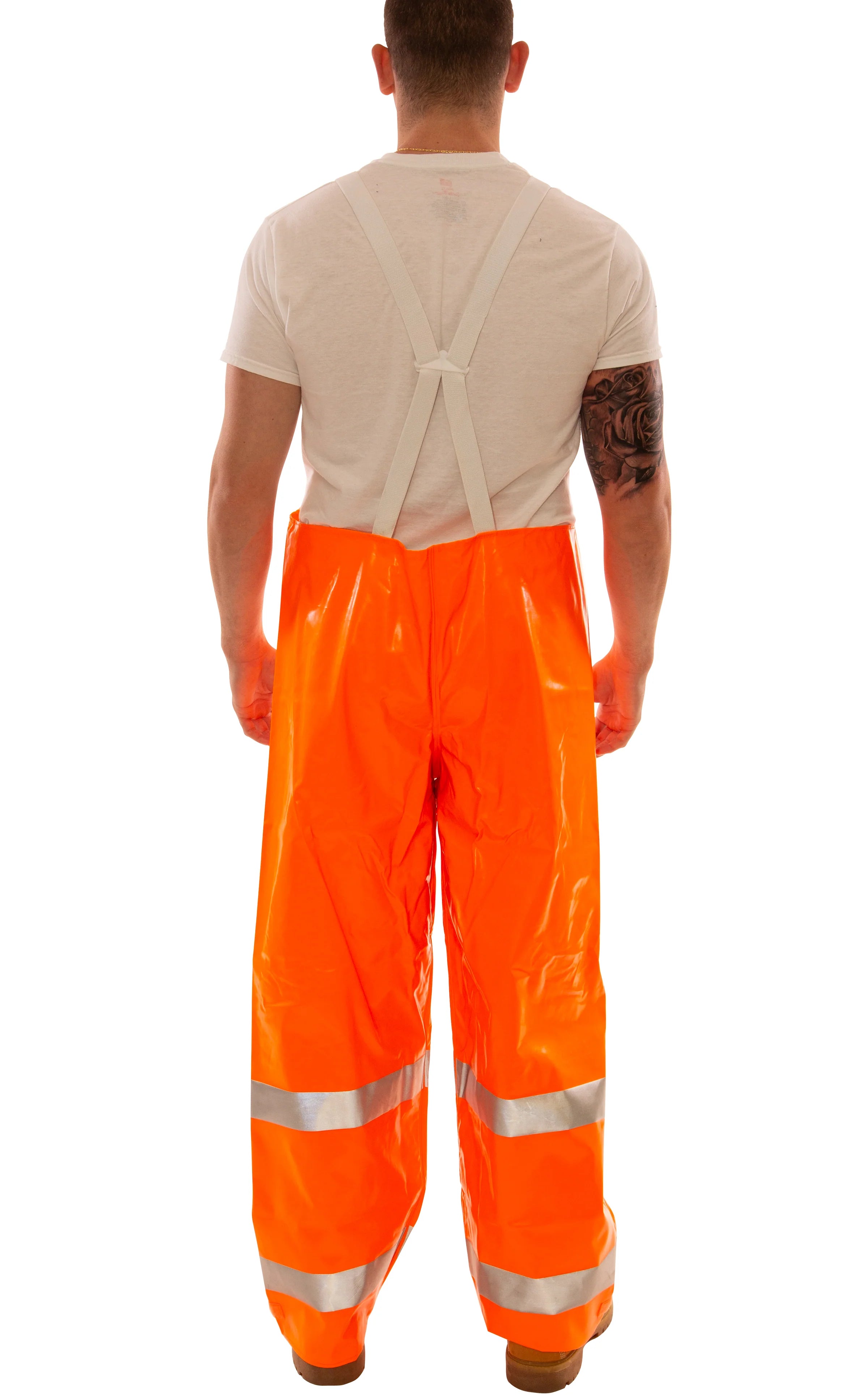 Tingley Comfort-Brite® Overalls - High Visibility, Flame Resistant, CSA Z96 Class 3, Waterproof, Reflective Tape, Quick Release Buckles, Adjustable Fit | Sizes S-5XL