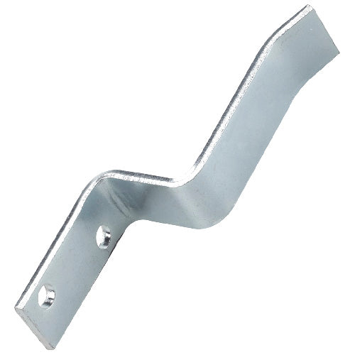 Open Style Bar Holder for Door Security - Zinc Plated