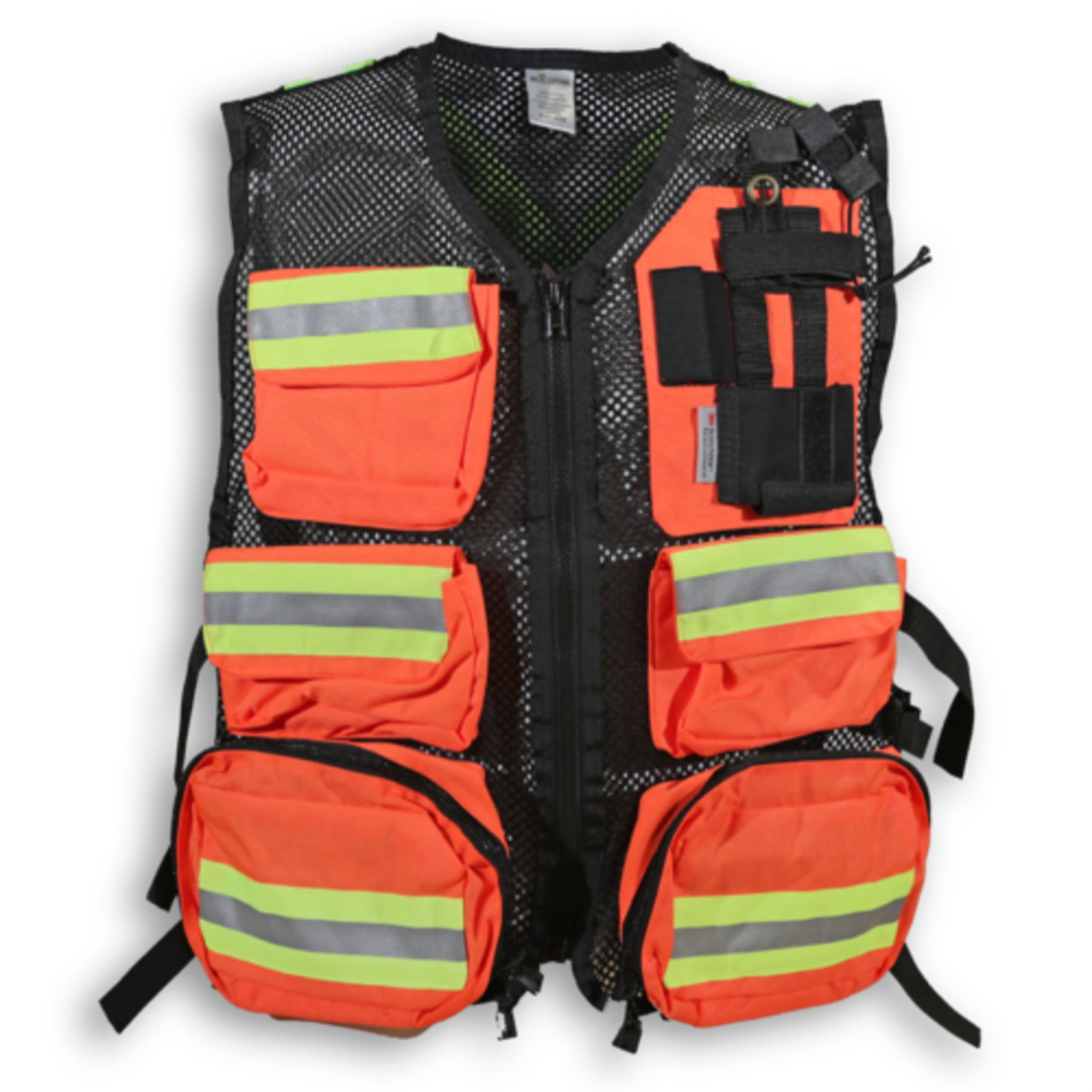 OrangeBigK1000DNylonMeshFirstAidSafetyVest